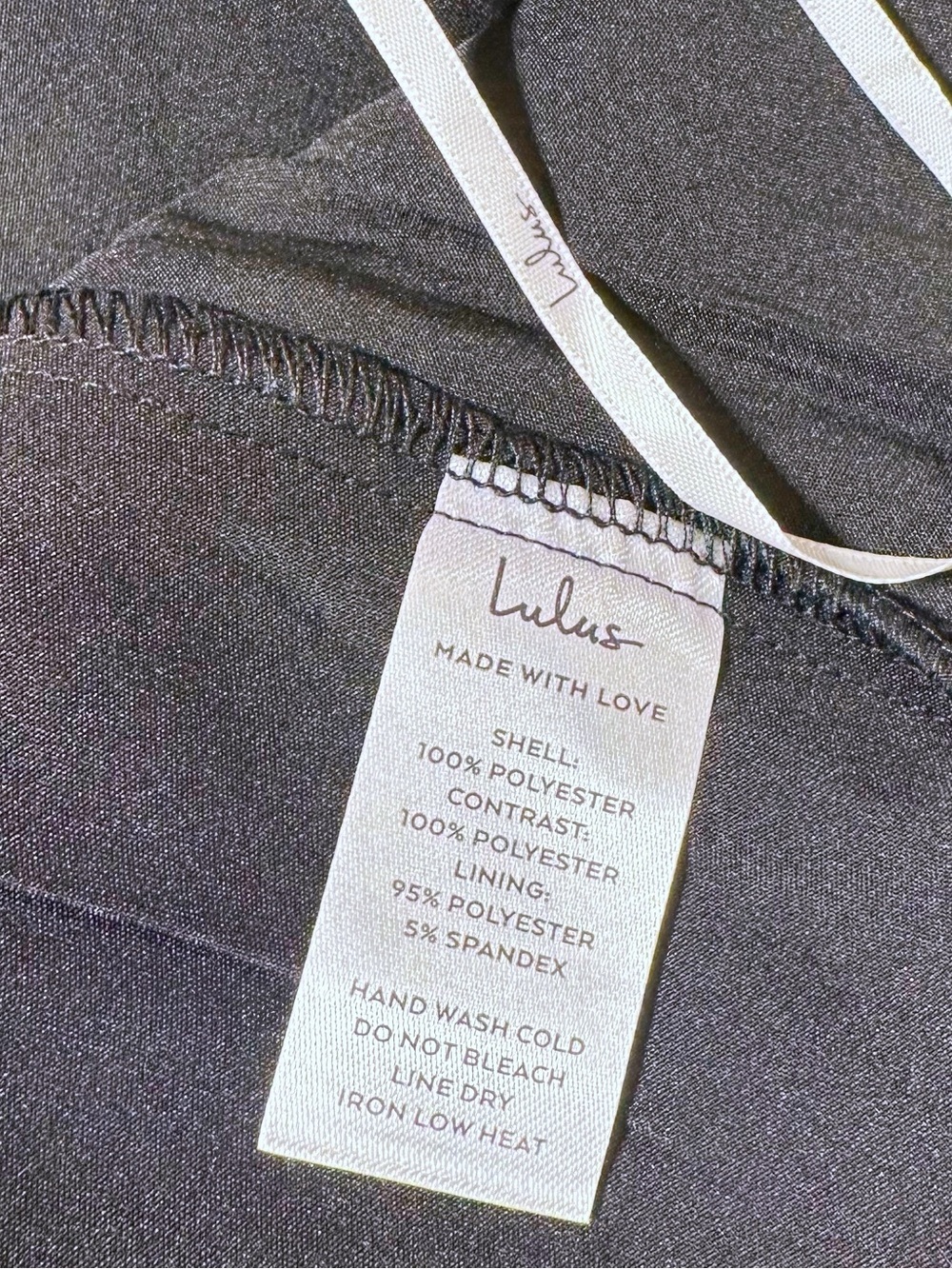 Lulu's Perfect Beauty Black Tiered Organza Midi Dress Blush Satin Bow Sz  XL NEW - Picture 7 of 8